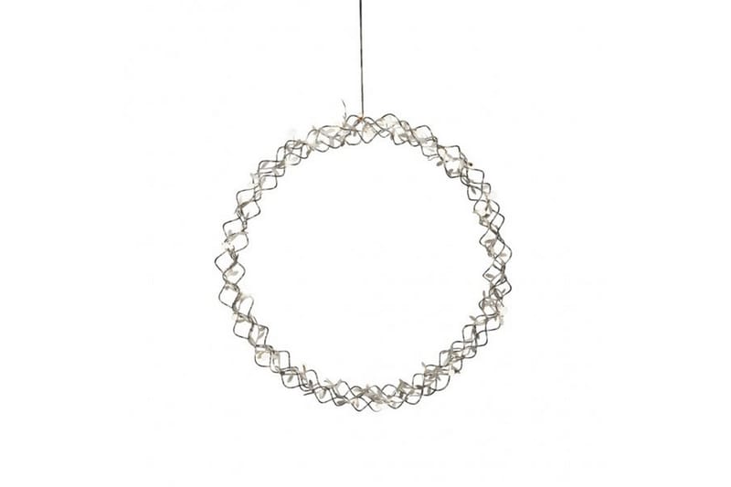 Krans silver, 45 cm 40 LED Silver - Konstsmide - Belysning - Dekorationsbelysning