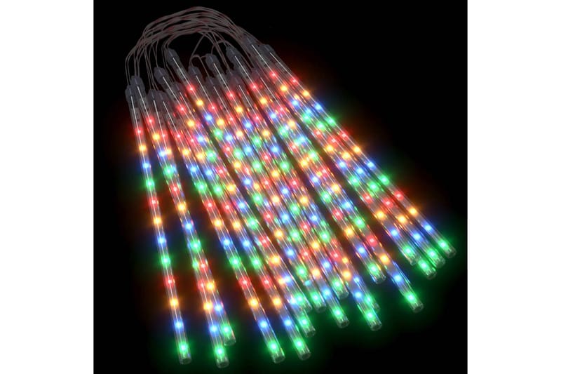 Meteorregn 20 st 30 cm 480 LED flerfärgad inne/ute - be Basic - Belysning - Dekorationsbelysning