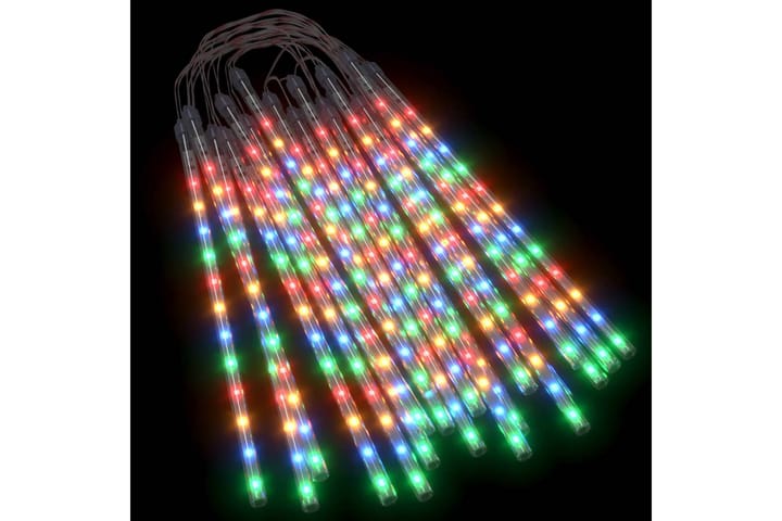 Meteorregn 20 st 30 cm 480 LED flerfärgad inne/ute - Flerfärgad - Belysning - Dekorationsbelysning - Dekorationsbelysning inomhus - Ljuslist