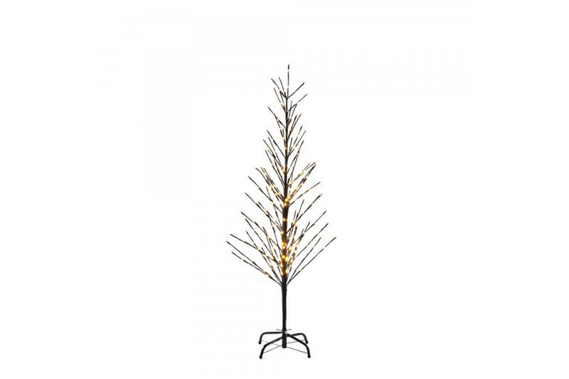 Svart träd 150 cm amber LED Svart - Konstsmide - Belysning - Dekorationsbelysning