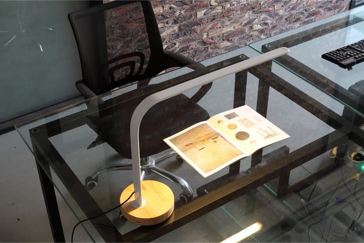 Bordlampa Rail Silver - Belysning - Lampor & belysning inomhus - Läslampa - Läslampa bord