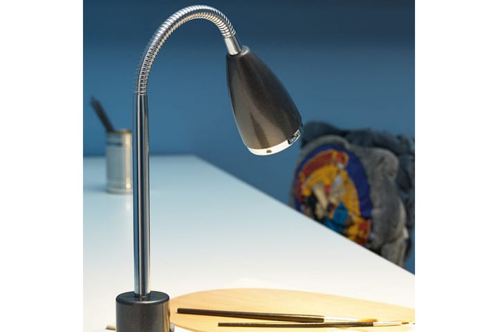 Bordslampa Fox LED Svart/Krom - Eglo - Belysning - Lampor & belysning inomhus - Bordslampa - Skrivbordslampor & kontorslampor