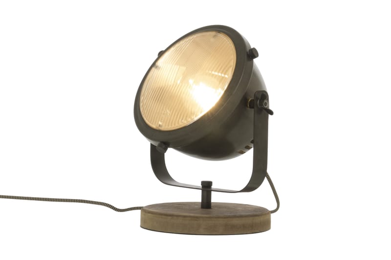 ALASKA bordlampa, järngrå/trä - Aneta Lightning - Belysning - Lampor & belysning inomhus - Bordslampa