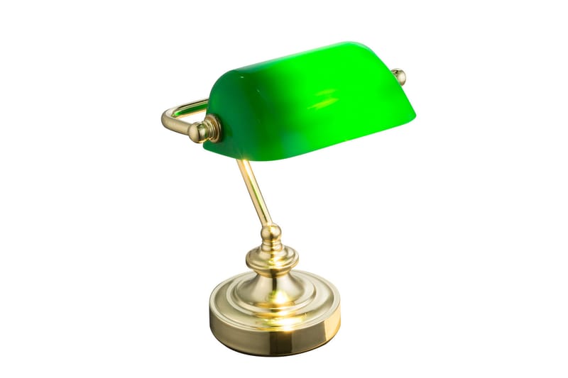 Bankirlampa Antique 12 cm Mässing/Guld - Globo Lighting - Belysning - Lampor & belysning inomhus - Läslampa - Läslampa bord