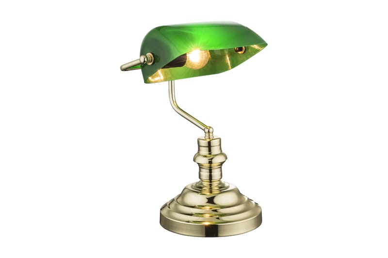 Bankirlampa Antique 21 cm Mässing/Guld - Globo Lighting - Belysning - Lampor & belysning inomhus - Bordslampa