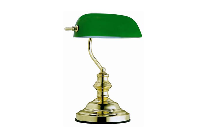 Bankirlampa Antique 21 cm Mässing/Guld - Globo Lighting - Belysning - Lampor & belysning inomhus - Bordslampa