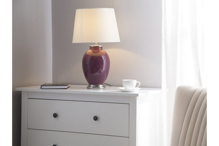 Bordslampa Brenta 34 cm - Lila - Belysning - Lampor & belysning inomhus - Bordslampa