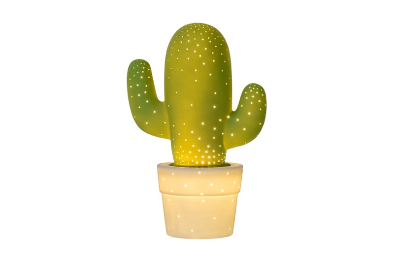 Bordslampa Cactus Grön - Lucide - Inredning - Barnrum inredning - Lampa barnrum - Sänglampa barn