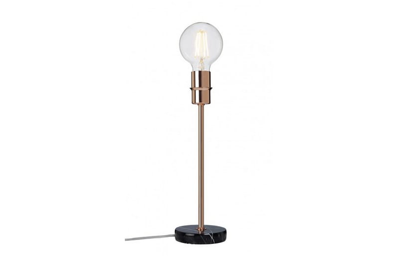 Bordslampa Converto 14 cm Rund Svart Marmor/Koppar - Cottex - Belysning - Lampor & belysning inomhus - Bordslampa