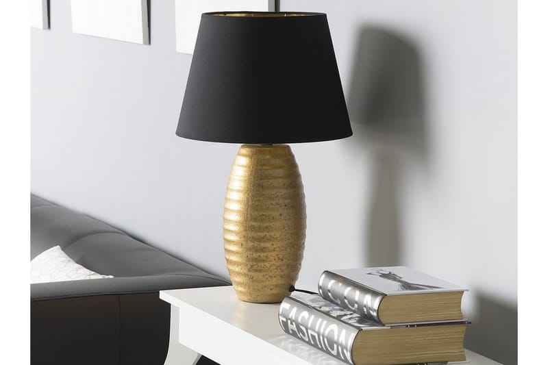 Bordslampa Ebro 33 cm - Guld - Belysning - Lampor & belysning inomhus - Bordslampa