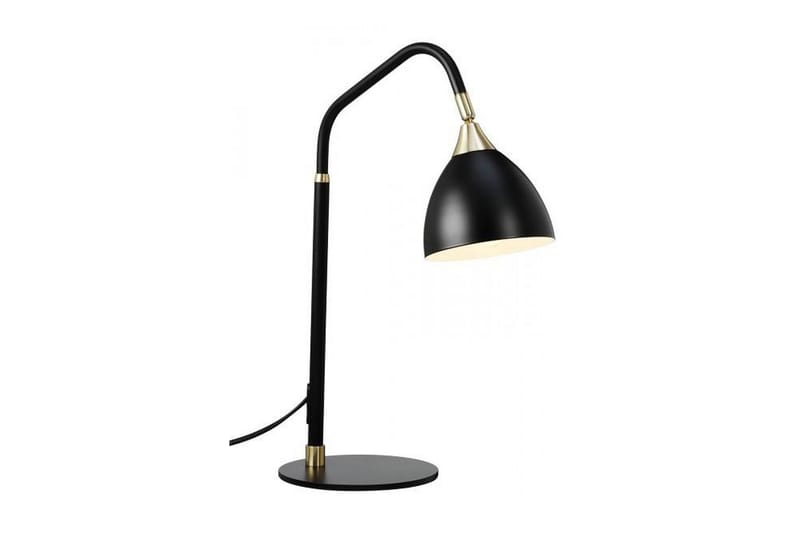 Bordslampa Läza 16 cm Svart/Borstad Mässing - Cottex - Belysning - Lampor & belysning inomhus - Sovrumslampa - Sänglampa - Sänglampa stående
