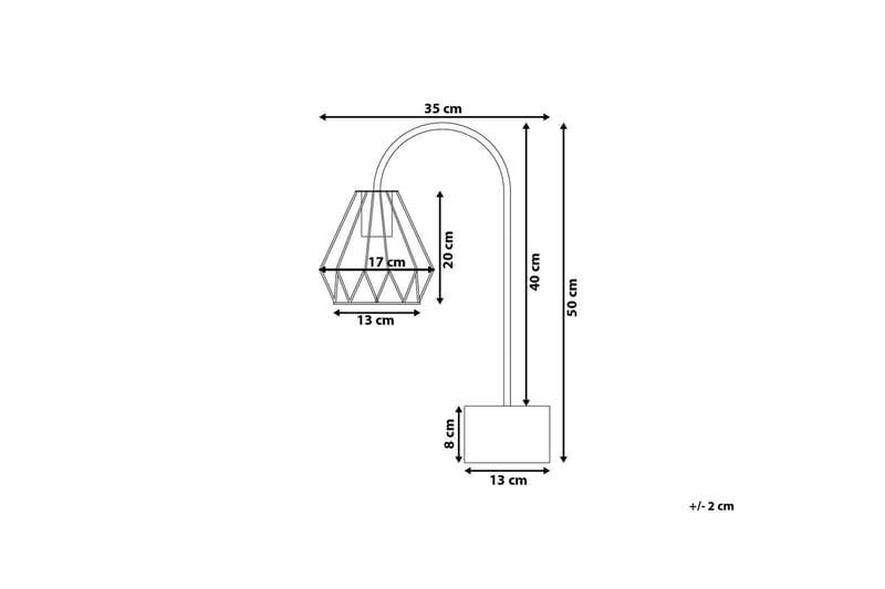 Bordslampa Mooni 35 cm - Koppar - Belysning - Lampor & belysning inomhus - Bordslampa