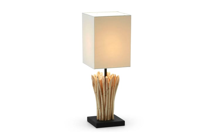 Bordslampa Poob 15/15 cm - Natur|Vit - Belysning - Lampor & belysning inomhus - Bordslampa