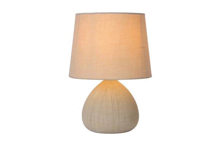 Bordslampa Ramzi 19 cmRund Benvit - Lucide - Belysning - Lampor & belysning inomhus - Bordslampa