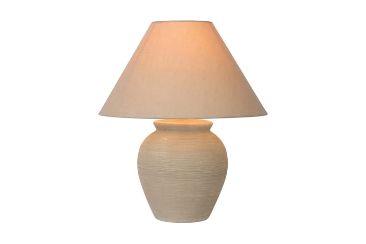 Bordslampa Ramzi 33 cmRund Benvit - Lucide - Belysning - Lampor & belysning inomhus - Bordslampa