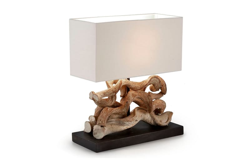 Bordslampa Temoc 40x20 cm - Natur|Vit - Möbler - Fåtölj & stolar - Gamingstol