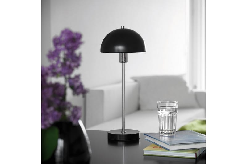 Bordslampa Vienda 20 cm Rund Svart - Herstal - Belysning - Lampor & belysning inomhus - Bordslampa
