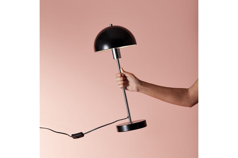 Bordslampa Vienda 20 cm Rund Svart - Herstal - Belysning - Lampor & belysning inomhus - Bordslampa