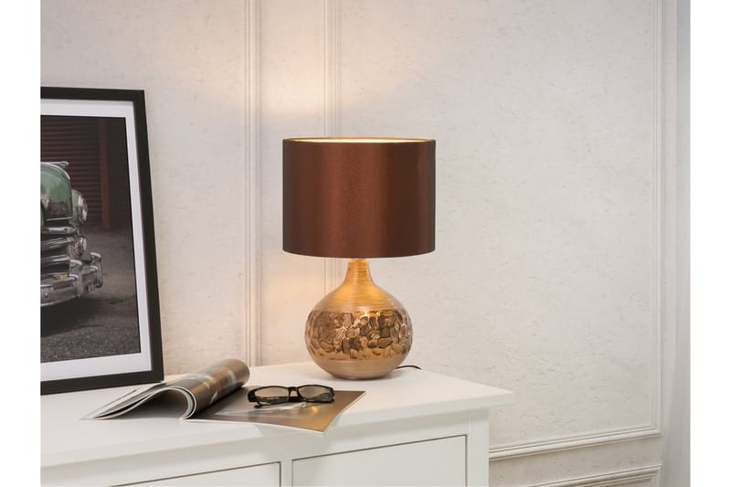 Bordslampa Yakima 28 cm - Brun - Belysning - Lampor & belysning inomhus - Bordslampa