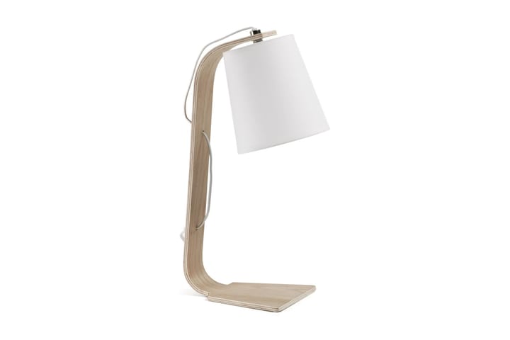 Sänglampa Bord Percy 20/16 cm - Natur|Vit - Belysning - Lampor & belysning inomhus - Bordslampa
