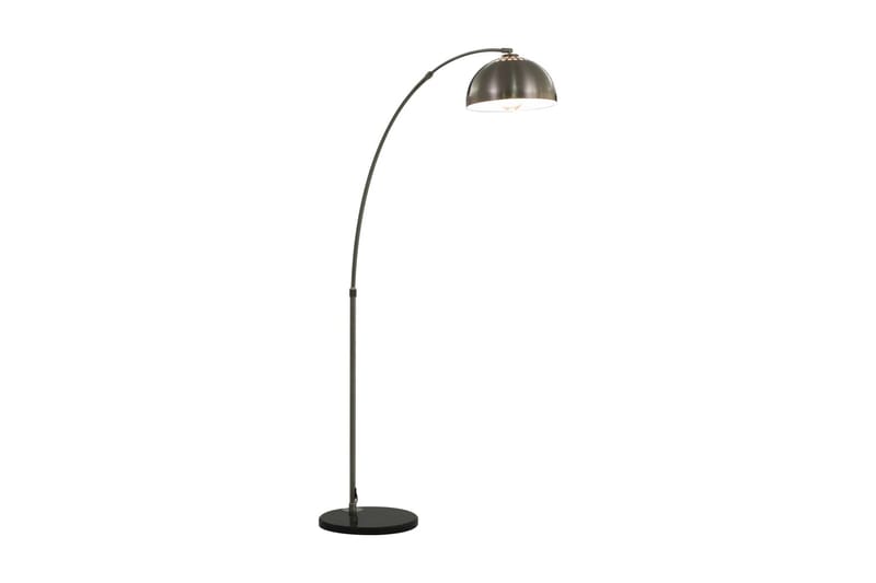Båglampa 60 W silver E27 170 cm - Silver - Belysning - Lampor & belysning inomhus - Golvlampa