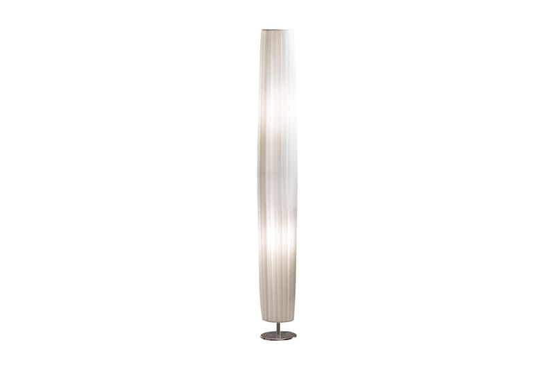 Golvlampa 120 cm round white, chrome, latex - Belysning - Lampor & belysning inomhus - Golvlampa