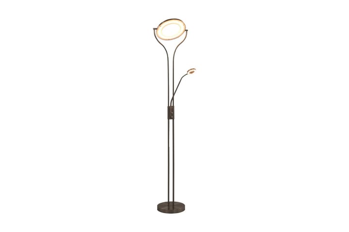 Golvlampa 18 W silver 180 cm dimbar - Silver - Belysning - Lampor & belysning inomhus - Golvlampa