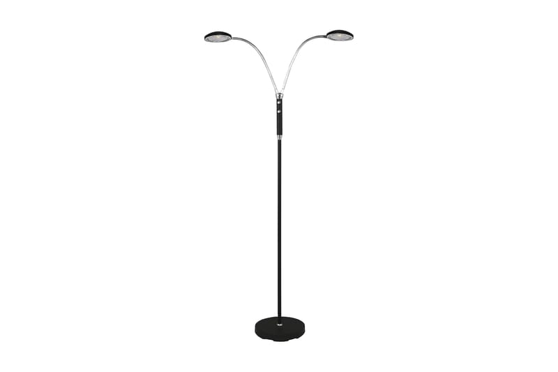 Golvlampa Hero LED-belysning Svart/Krom - Aneta Lighting - Belysning - Lampor & belysning inomhus - Golvlampa - Tvåarmad golvlampa