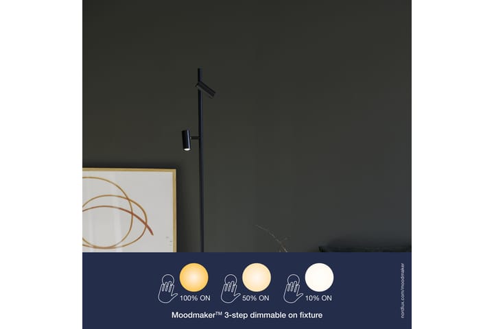 Golvlampa Omari Svart - NORDLUX - Belysning - Lampor & belysning inomhus - Golvlampa