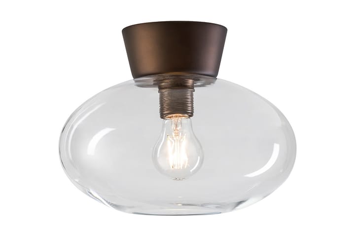 Plafondlampa Bullo 27x21 cm Oxid/Klart Glas - Belid - Belysning - Inomhusbelysning & Lampor - Plafond