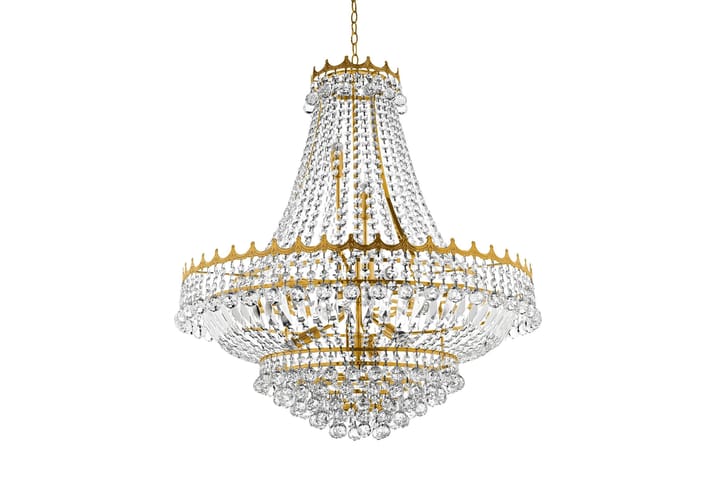 Versailles 13L Clear Guld Crystal Frame - Searchlight - Belysning - Lampor & belysning inomhus - Taklampa & takbelysning - Kristallkrona & takkrona
