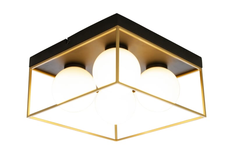 ASTRO plafond liten, svart/guld/opal - Aneta Lighting - Belysning - Lampor & belysning inomhus - Taklampa & takbelysning