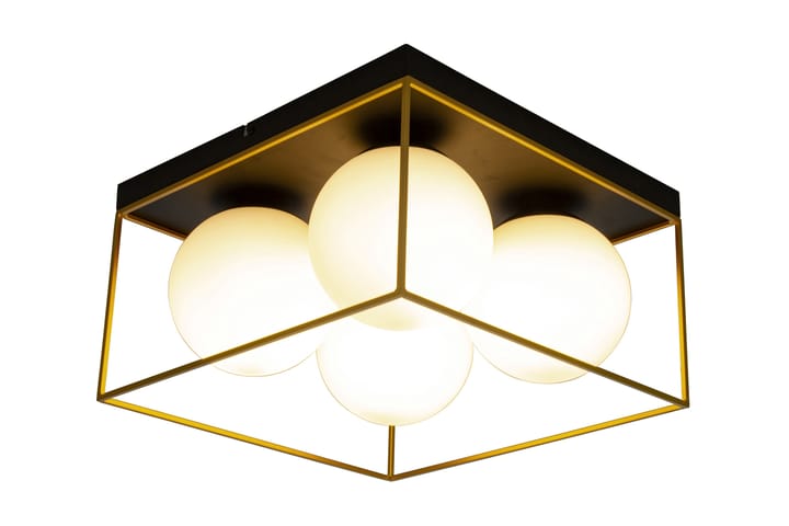 ASTRO plafond stor, svart/guld/opal - Aneta Lightning - Belysning - Lampor & belysning inomhus - Taklampa & takbelysning
