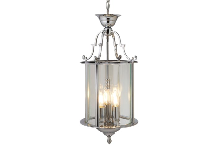 Bevel Lantern 3L LED 25 cm Krom/Glas - Searchlight - Belysning - Inomhusbelysning & Lampor - Taklampa