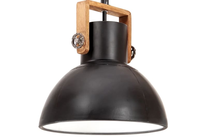 Hänglampa industriell 25 W svart rund 40 cm E27 - Svart - Belysning - Lampor & belysning inomhus - Taklampa & takbelysning