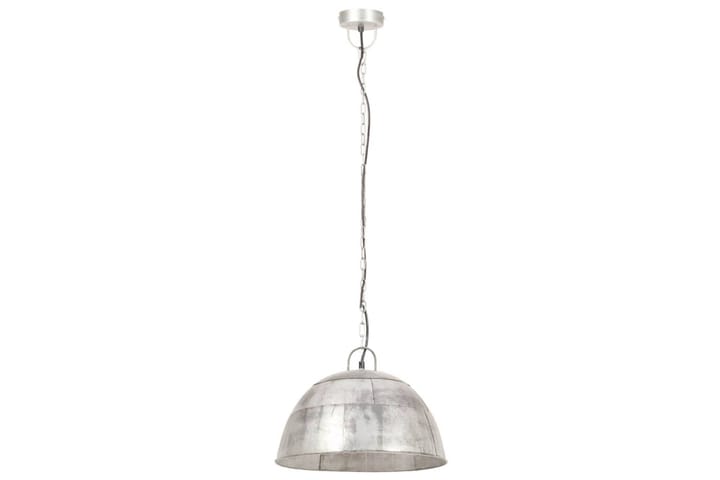 Hänglampa industriell vintage 25 W silver rund 41 cm E27 - Silver - Belysning - Lampor & belysning inomhus - Taklampa & takbelysning
