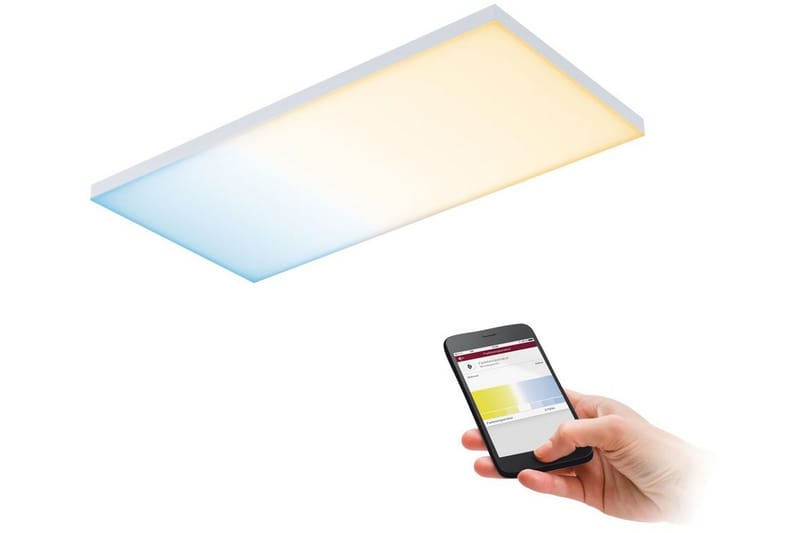 Paulmann Plafond Fyrkantig - Vit - Belysning - Lampor & belysning inomhus - Taklampa & takbelysning