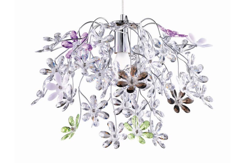 Pendellampa Flower Krom - Trio Lighting - Belysning - Lampor & belysning inomhus - Taklampa & takbelysning - Kristallkrona & takkrona