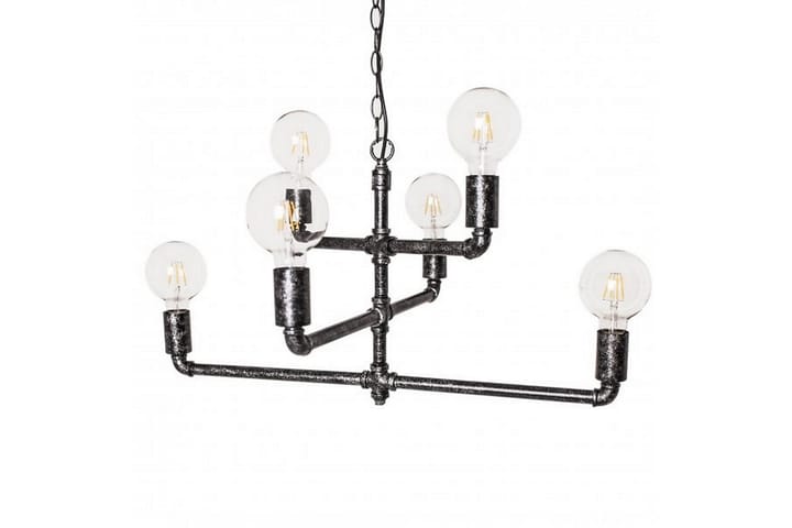 Pendellampa Plumber 6 Lampor Svart - By Rydéns - Belysning - Lampor & belysning inomhus - Fönsterlampa