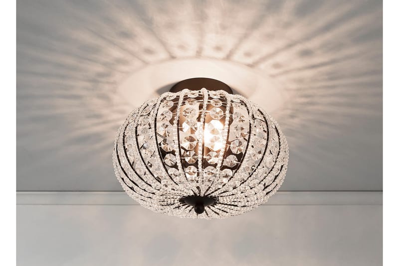 Plafond Edda Svart/Glas - Aneta Lightning - Belysning - Lampor & belysning inomhus - Taklampa & takbelysning - Takplafond