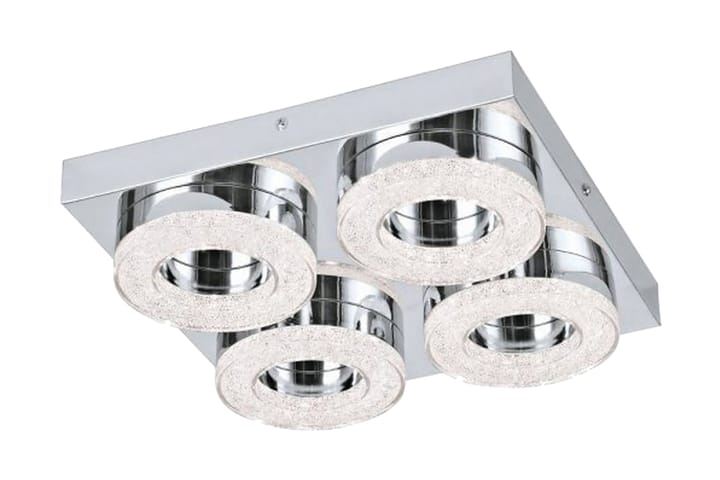 Plafond Fradelo LED Krom/Kristall - Eglo - Belysning - Lampor & belysning inomhus - Plafond - Kristallplafond