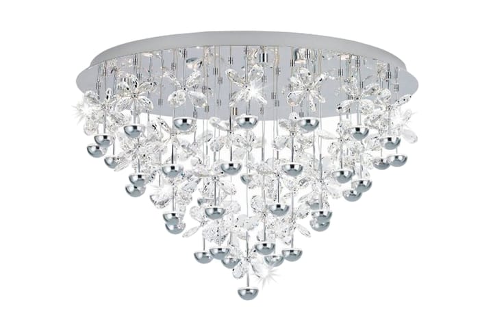 Plafond Pianopoli LED Krom/Kristal - Eglo - Belysning - Lampor & belysning inomhus - Taklampa & takbelysning