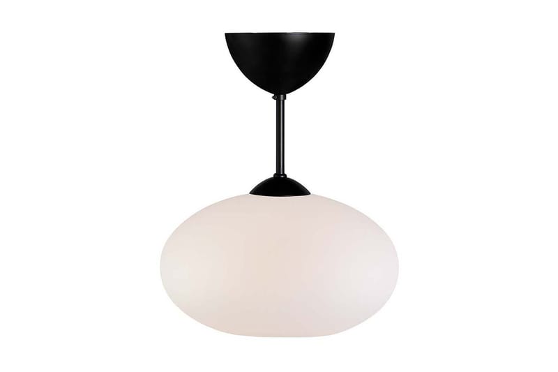 Plafondlampa Bullo 27x32 cm Matt Svart/Opal Glas - Belid - Belysning - Lampor & belysning inomhus - Taklampa & takbelysning - Takplafond
