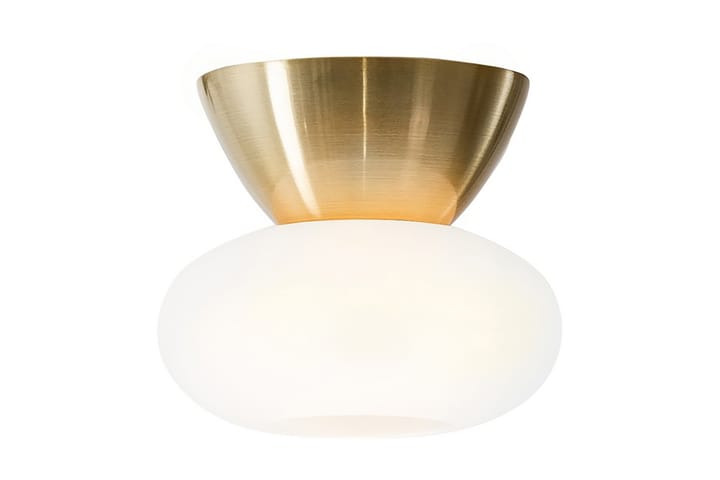Plafondlampa Opus 15 cm Mässing/Opal Glas - Belid - Belysning - Lampor & belysning inomhus - Taklampa & takbelysning