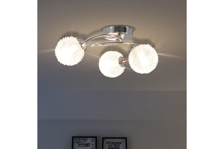 Taklampa med 3 LED-glödlampor G9 120 W - Vit - Belysning - Lampor & belysning inomhus - Taklampa & takbelysning