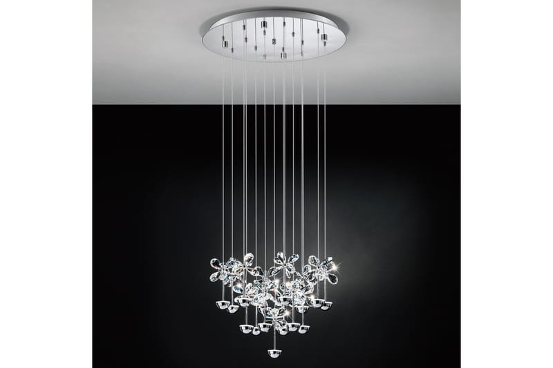 Taklampa Pianopoli LED 50 cm Krom/Kristall - Eglo - Belysning - Lampor & belysning inomhus - Taklampa & takbelysning