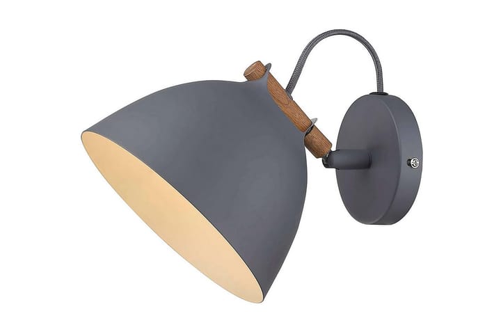ÅRHUS Vägglampa Ø18 G9,  Grå| Træ - Belysning - Lampor & belysning inomhus - Läslampa