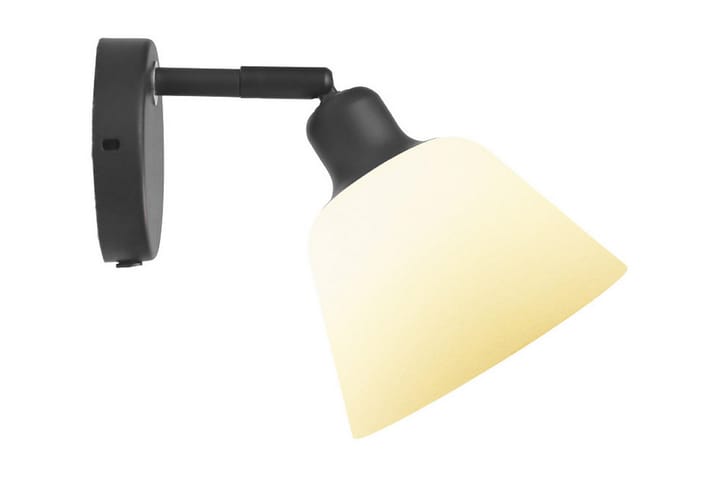 CARPENTER Vägglampa E14, opal glas| sort - Belysning - Lampor & belysning inomhus - Vägglampa