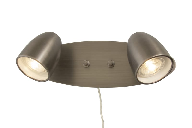 SANDNES vägglampa dubbel, tenn - Aneta Lighting - Belysning - Lampor & belysning inomhus - Vägglampa