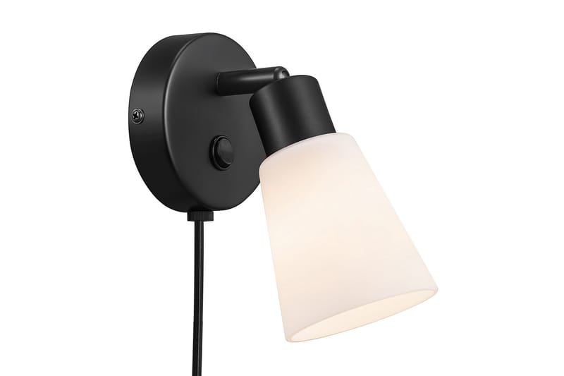 Vägglampa Cole med Arm Svart/Opal - NORDLUX - Belysning - Lampor & belysning inomhus - Vägglampa